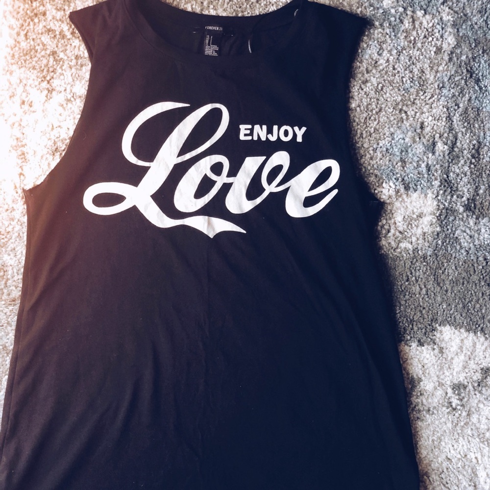 Enjoy Love shirt tunic dress